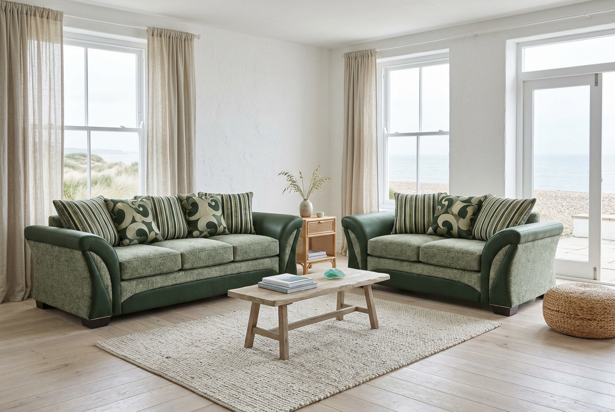 Amalfi Suite in a coastal living room
